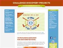 Tablet Screenshot of challengediscoveryprojects.org